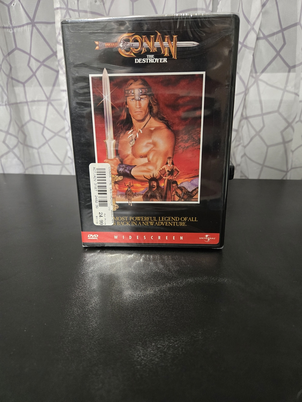 Conan the Destroyer DVD - Black & Red Cover
